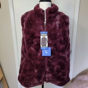 Nicole Miller Reversible Vest with Pockets NWT